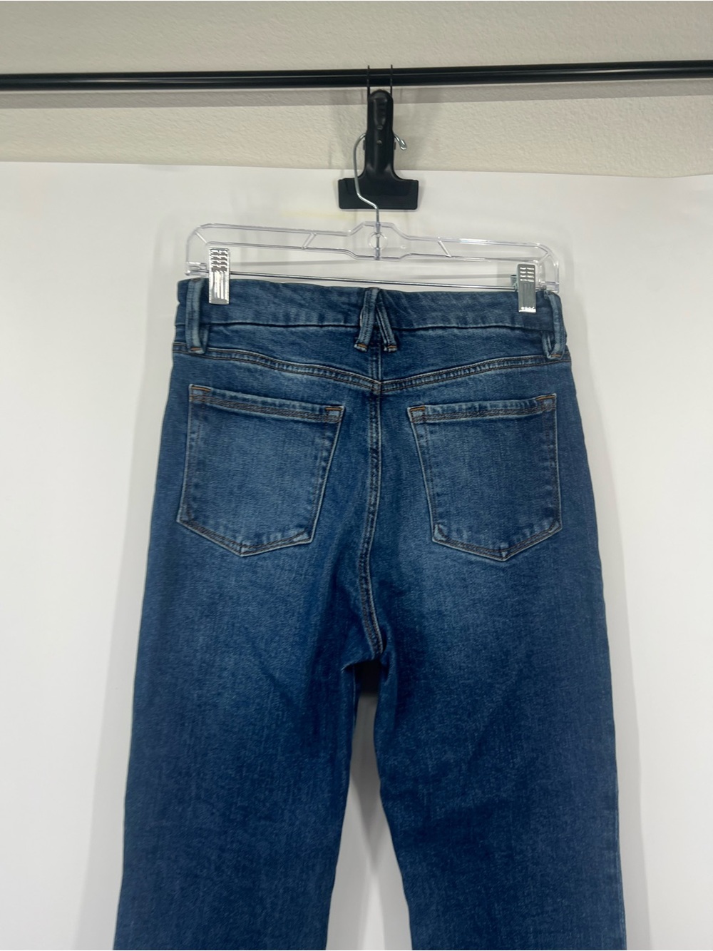 Good American High Rise Cropped Mini Bootcut Jeans - Picture 6 of 7